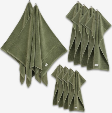 Asciugamano di GANT in verde: frontale