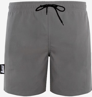 Luvanni Badeshorts 'Badehose Style 5 Boardshorts recyceltes Material' in Grau: Vorderseite