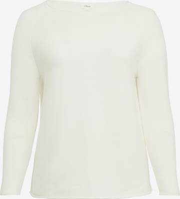 s.Oliver Red Label Plus Sweater in Beige: front