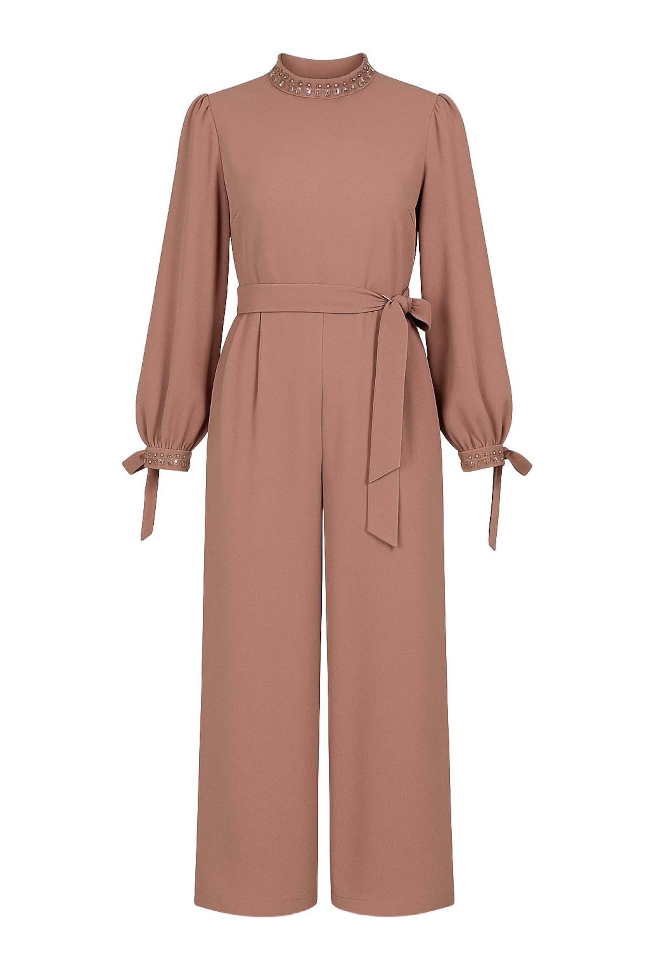 MODAMIHRAM Jumpsuit in Braun: Vorderseite