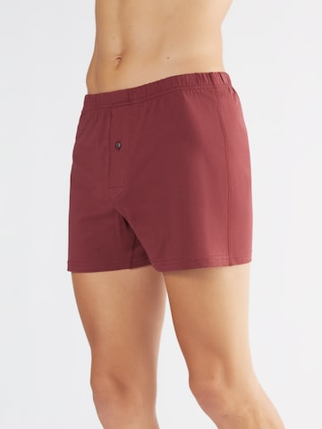 Albero Natur Boxershorts in Rot