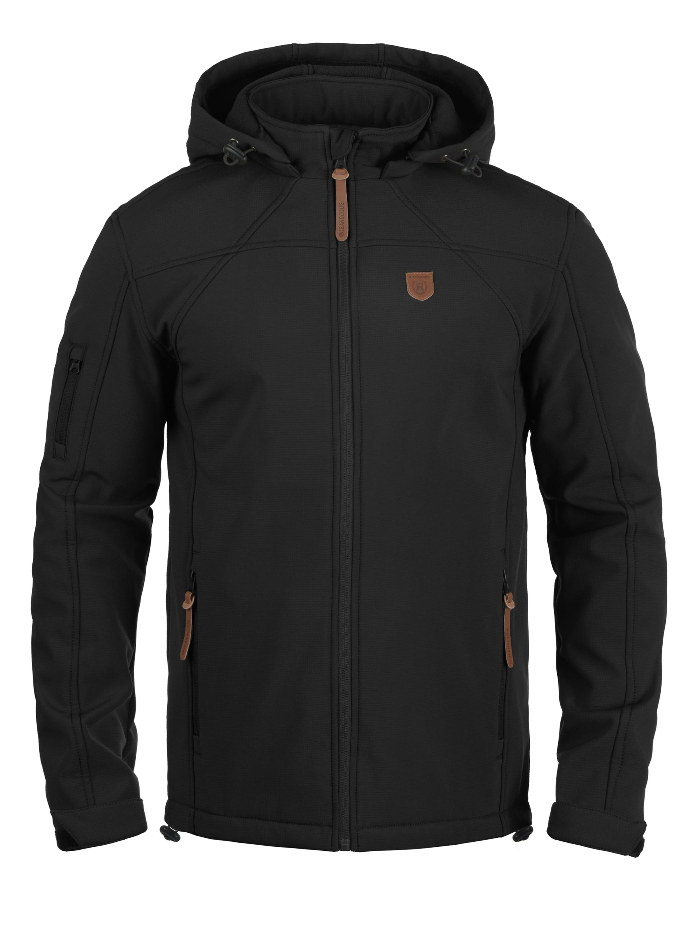 INDICODE JEANS - Chaqueta de entretiempo 'Jonas' en negro: frente