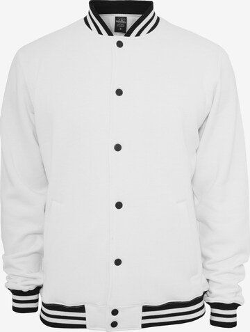 Urban Classics - Chaqueta de entretiempo en blanco: frente