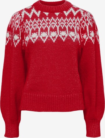 Pieces Petite Sweater 'NYLA' in Red: front