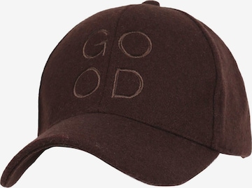 SAMAYA Cap 'Good' in Braun: Vorderseite