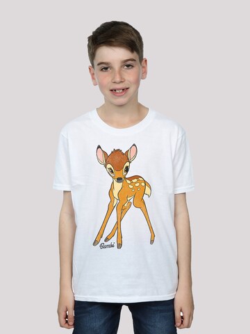 T-Shirt 'Bambi Classic' F4NT4STIC en blanc : devant