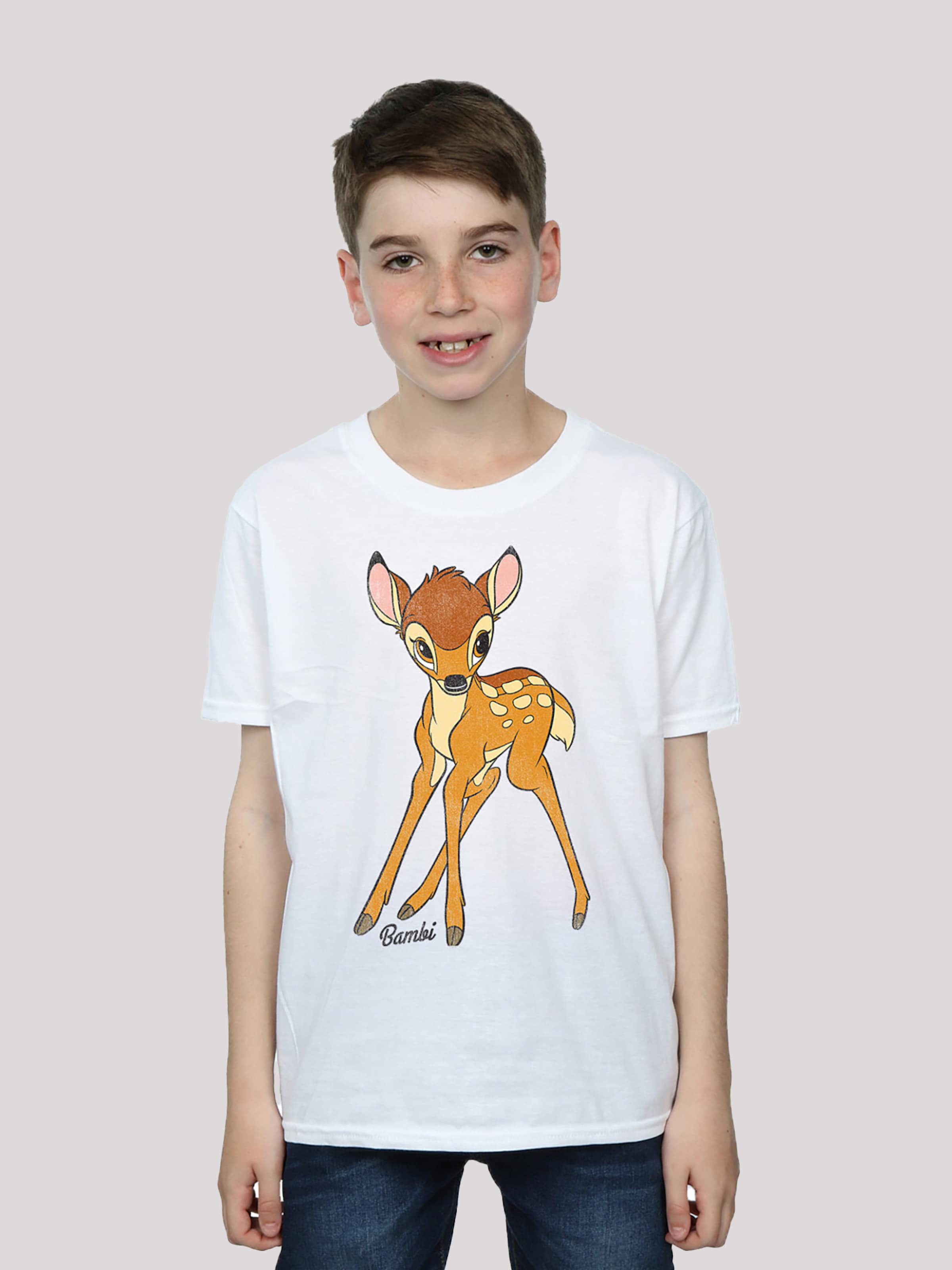 F4NT4STIC T-Shirt 'Bambi Classic' in Weiß | ABOUT YOU