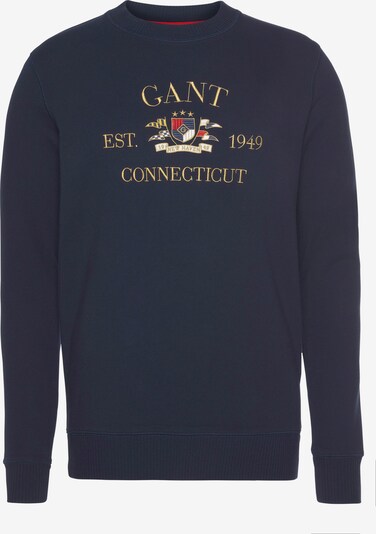 GANT Sweatshirt in marine / limone / gold / feuerrot, Produktansicht