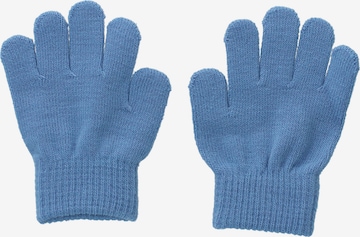 Villervalla Gloves in Blue: front
