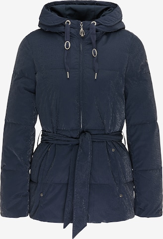 DreiMaster Vintage Winterjas in Blauw: voorkant