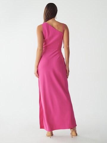 BWLDR Abendkleid 'MARSEI' in Pink: Rückseite