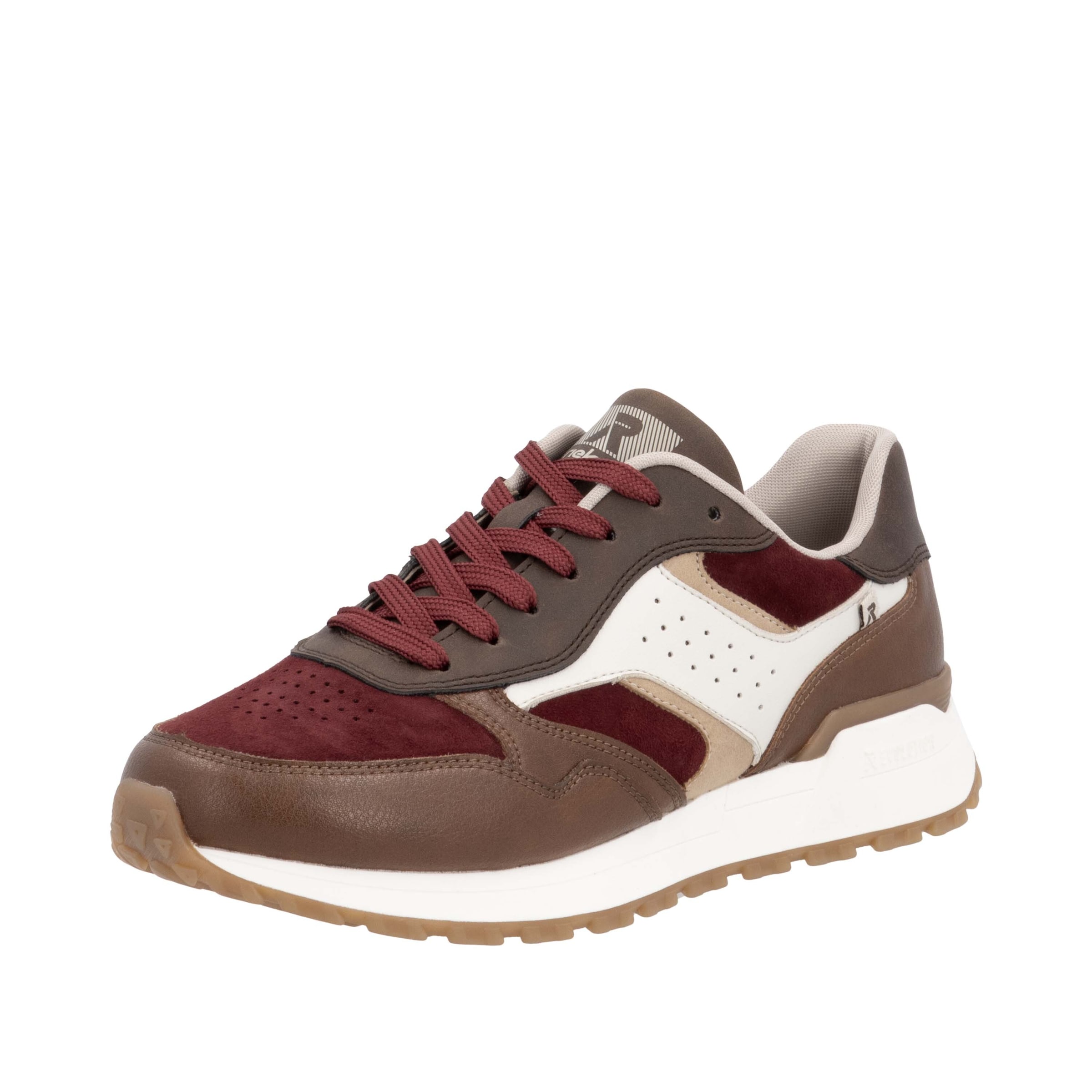 Baskets basses Rieker Sport en marron : devant