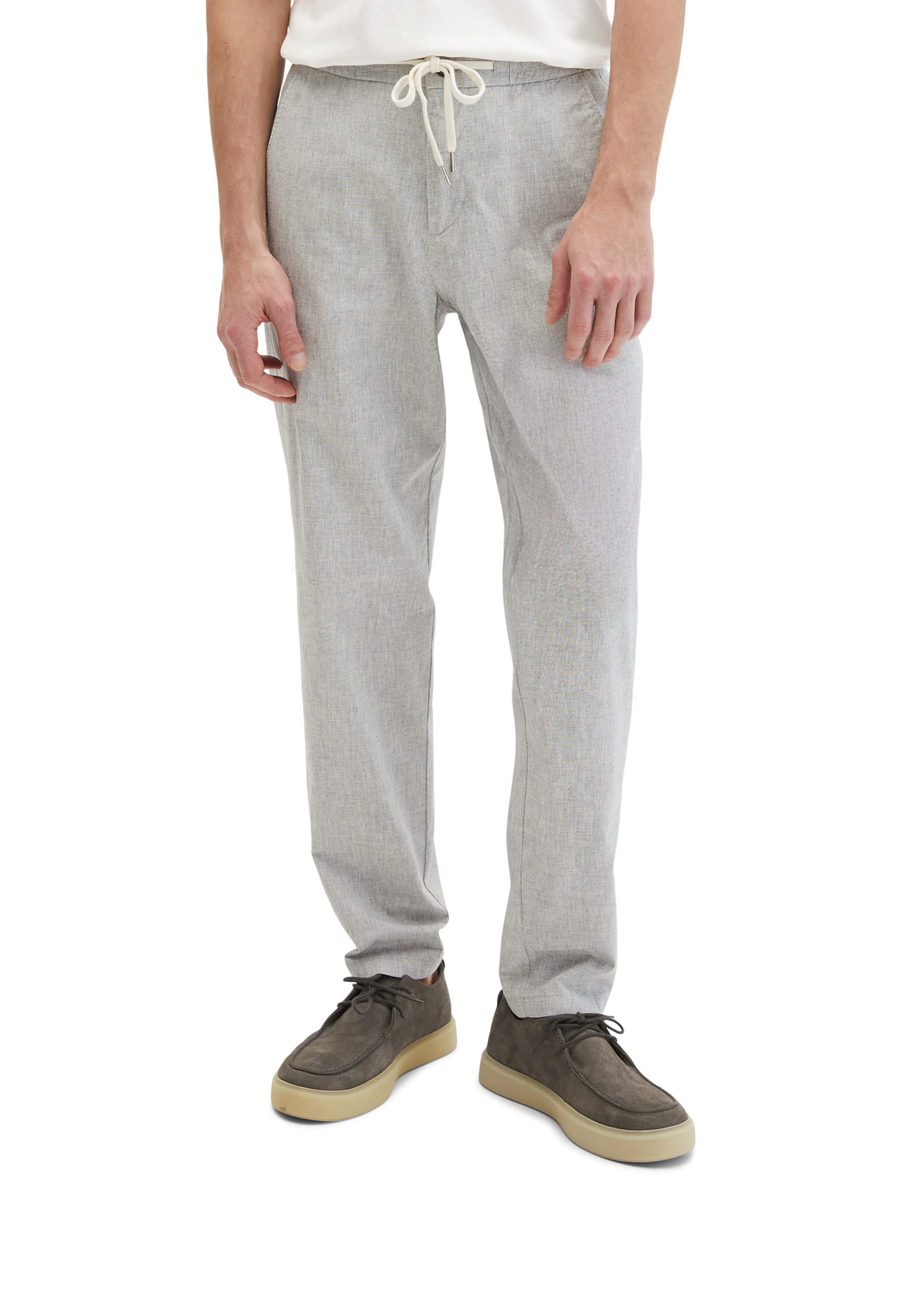 Effilé Pantalon 'Morot' Marc O'Polo en gris : devant