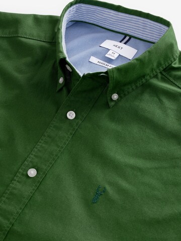 Regular fit Cămașă 'Oxford' de la Next pe verde
