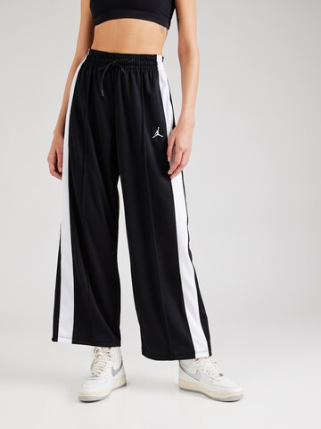 Wide Leg Pantalon Jordan en noir : devant