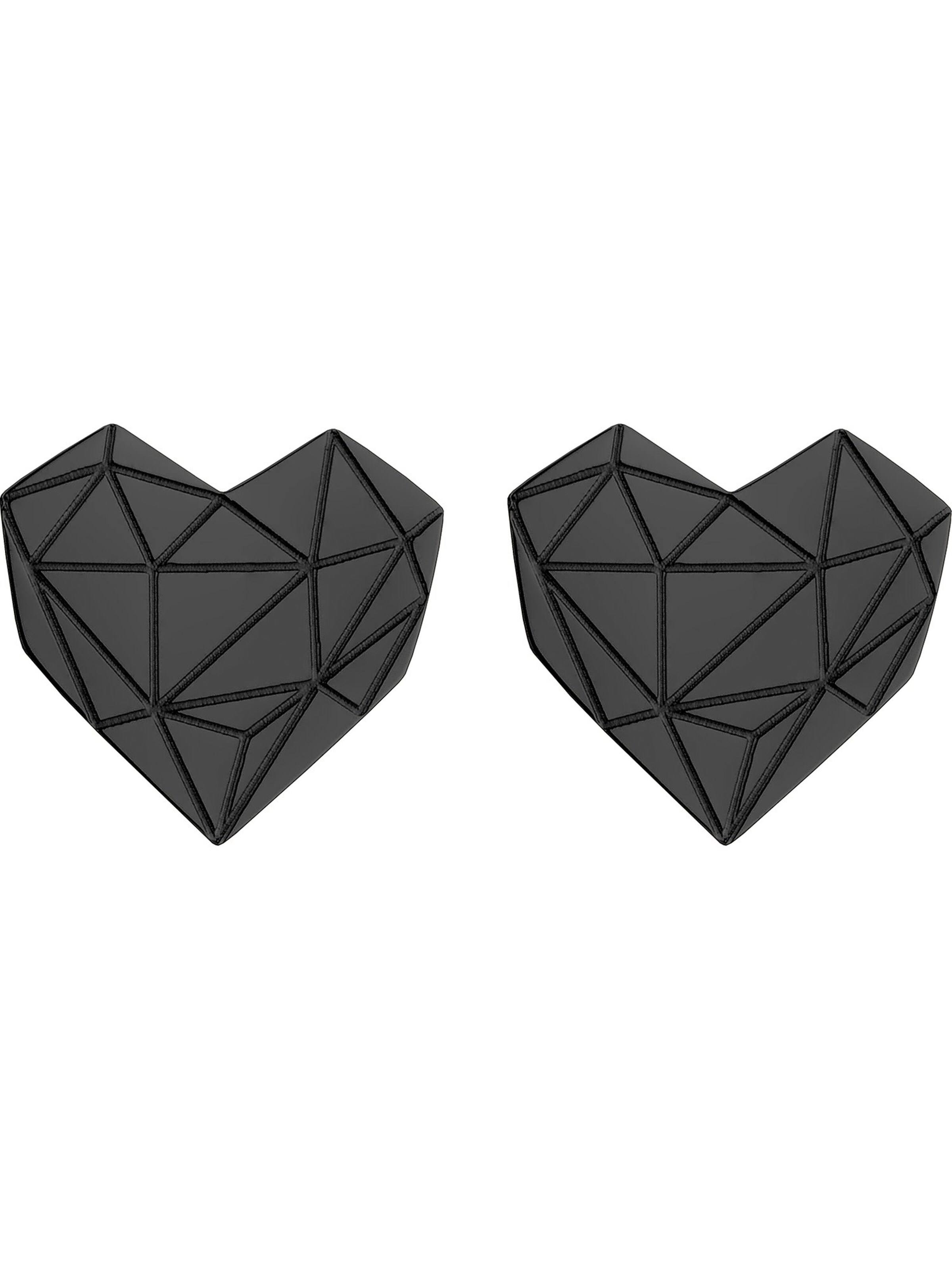 Boucles d'oreilles Liebeskind Berlin en noir : devant