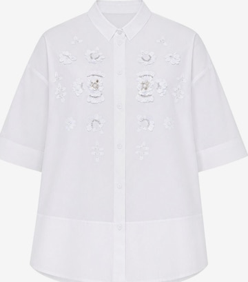 Chemisier 'CAMICIA' Elena Mirò en blanc : devant