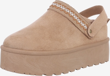 Ital-Design Snowboots in Braun: Vorderseite