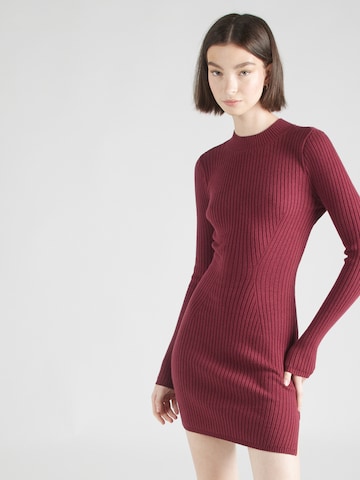 HOLLISTER Knitted dress in Red
