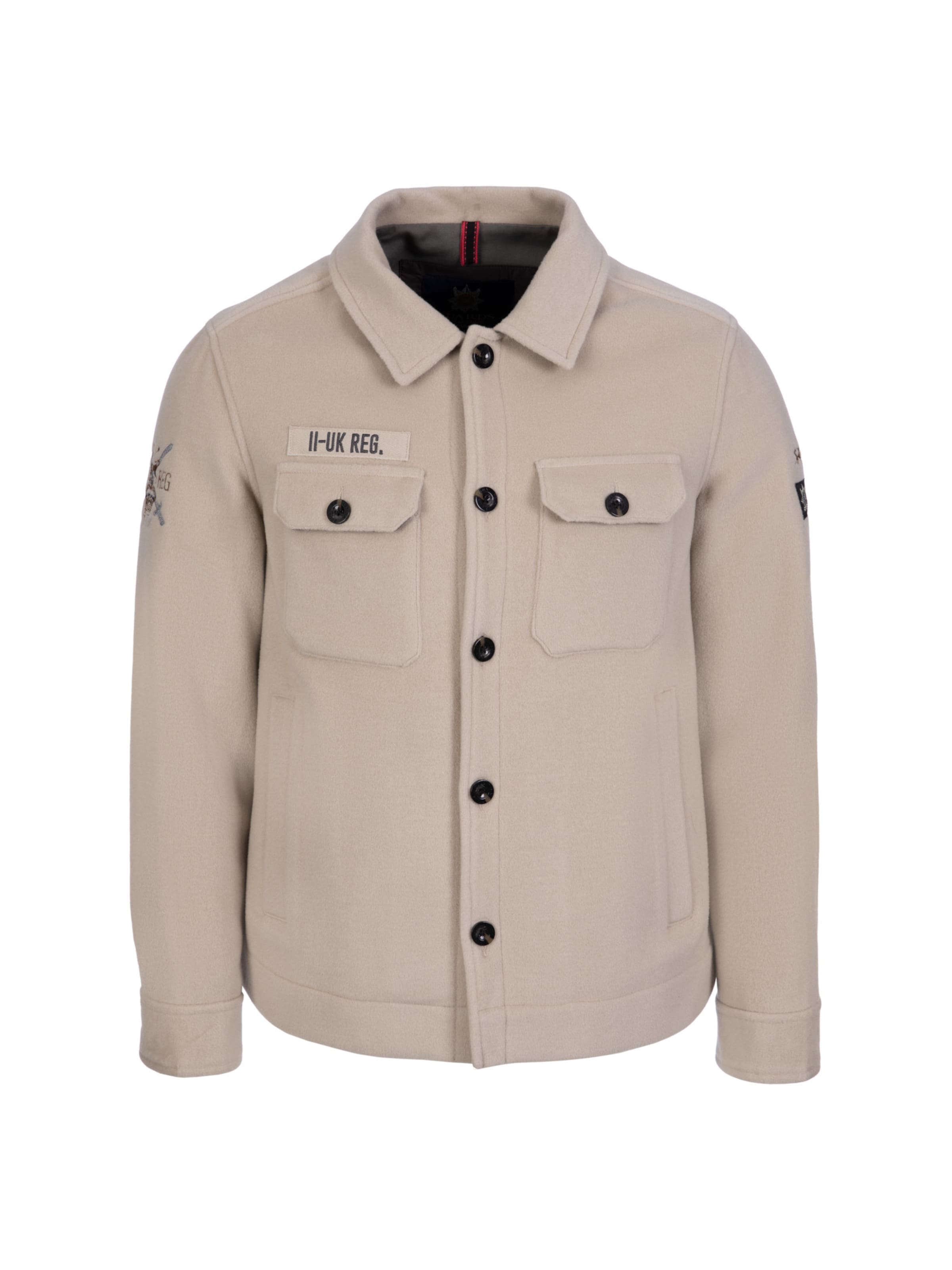 Cappotto di mezza stagione di La Martina in beige: frontale