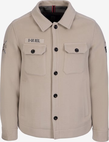 La Martina - Sobretudo meia-estação em bege: frente