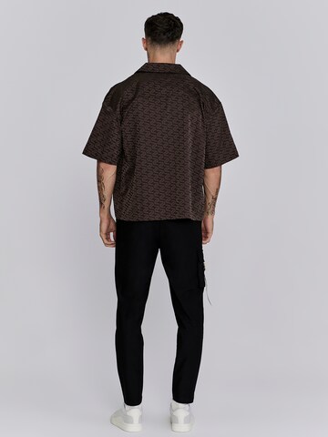 Regular fit Camicia di SikSilk in marrone