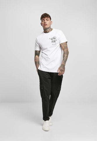 MT Men T-Shirt 'Bad Boy New York' in Weiß