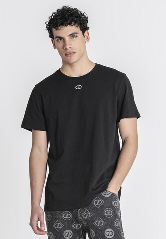 Gianni Kavanagh Shirt in Schwarz: Vorderseite