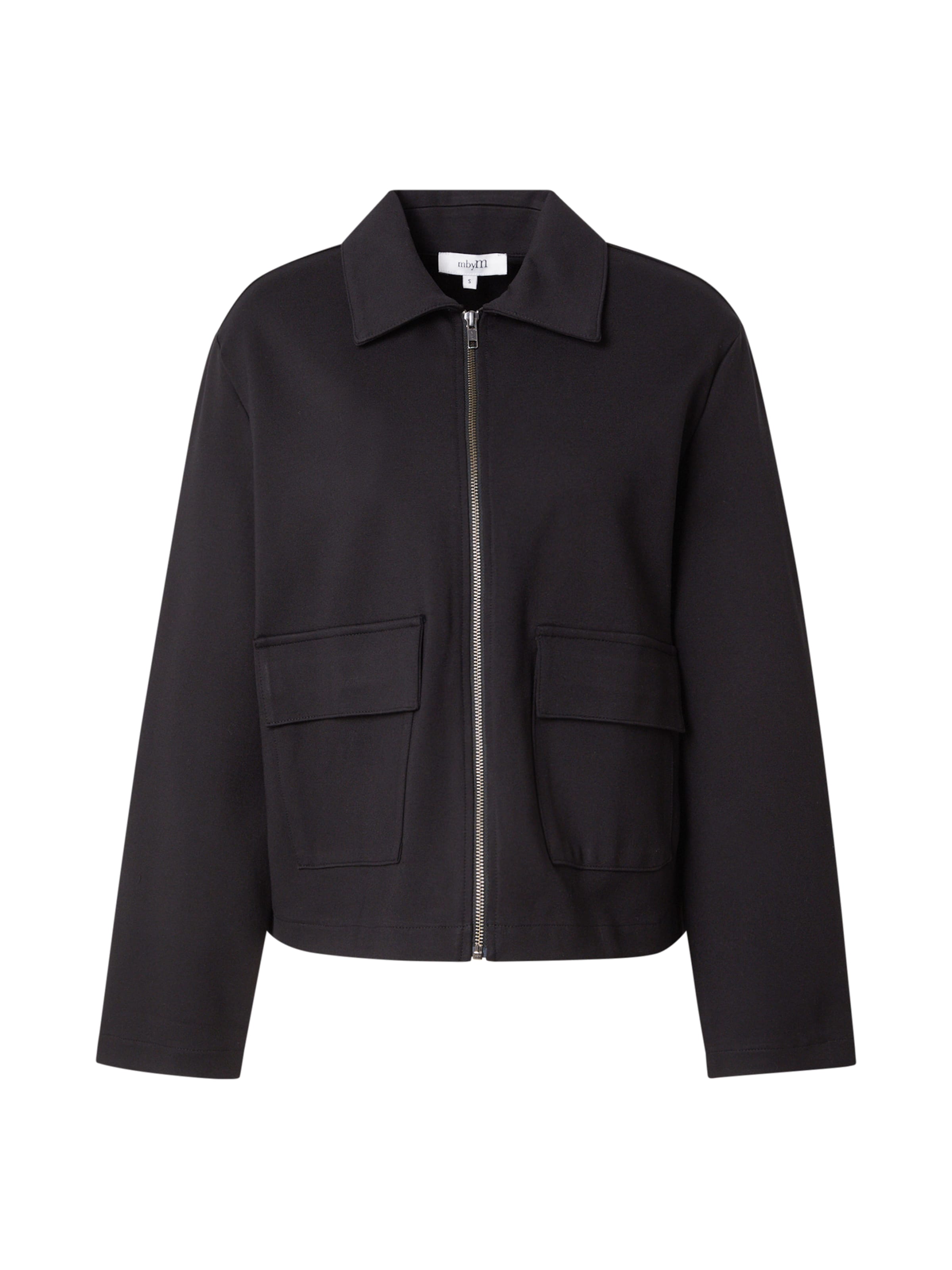 mbym Преходно яке 'Alica-M' в черно: отпред