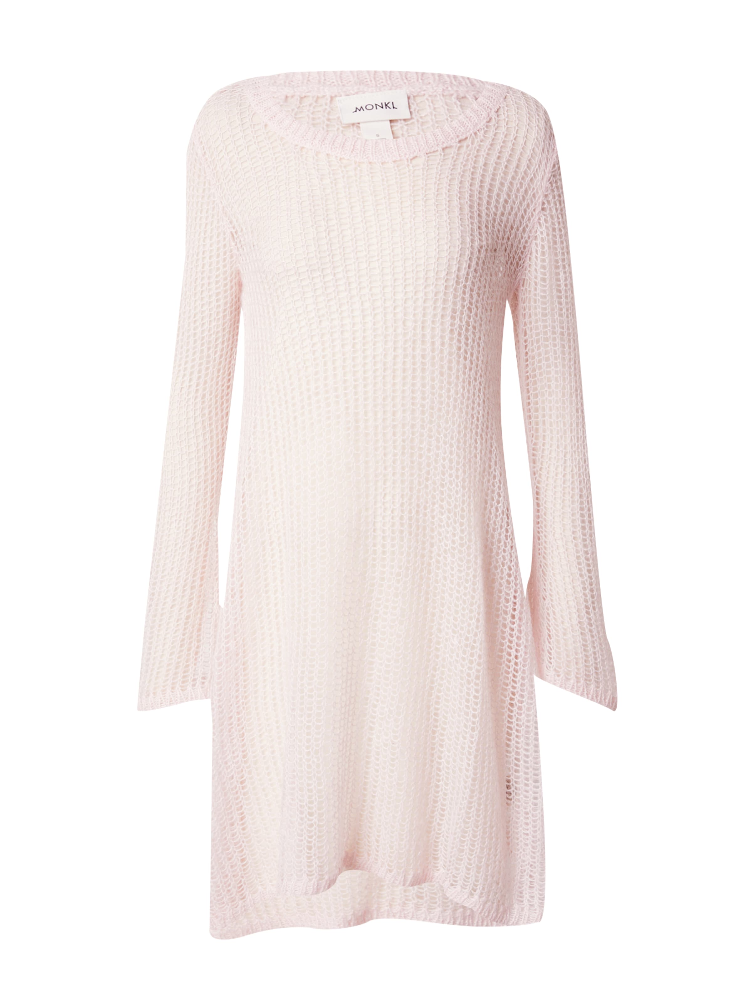 Monki Gebreide jurk in Roze: voorkant