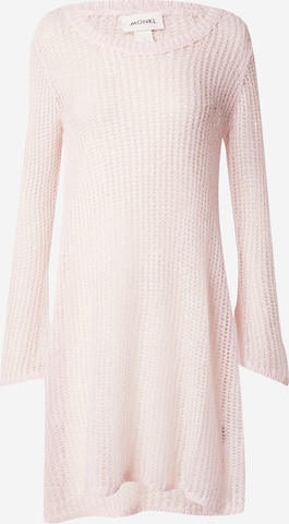 Robes en maille Monki en rose : devant