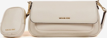 Michael Kors - Bolso de hombro 'Jet Set Travel Small Flap Crossbody With Tech Attachment' en beige: frente