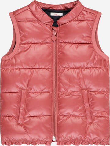 Gilet di s.Oliver in rosso: frontale