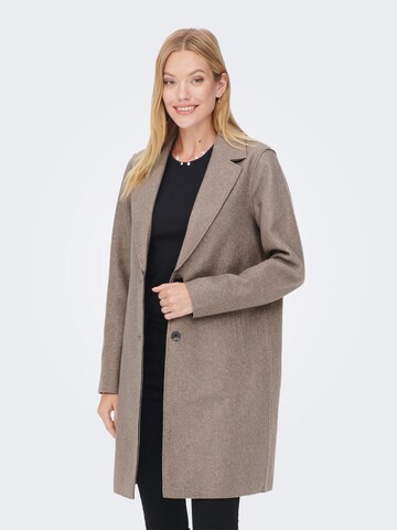 ONLY Between-Seasons Coat 'Carrie' in Brown: front