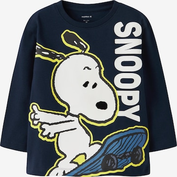T-Shirt 'NMMDENIS SNOOPY' NAME IT en bleu : devant