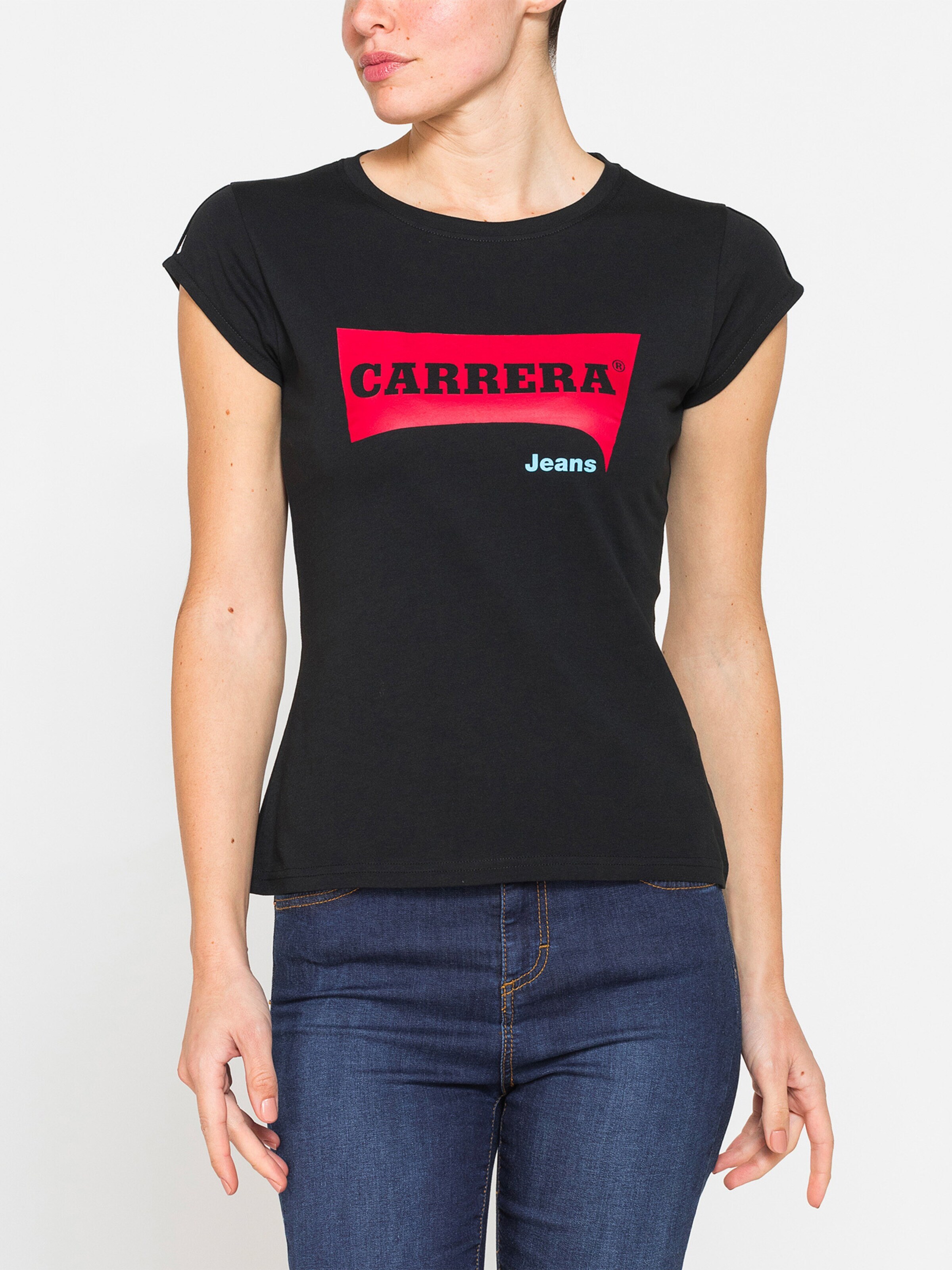 Carrera Jeans Shirt 'Logo'‌‌‌‌‌ in Schwarz: Vorderseite