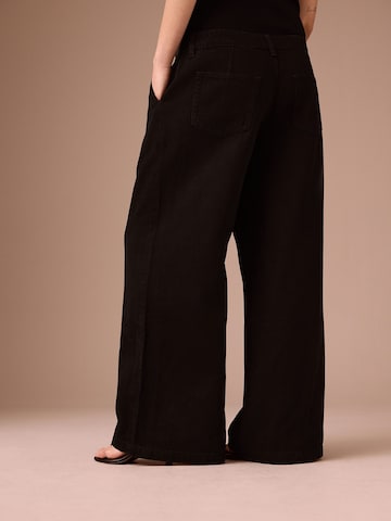 Wide leg Jeans di Next in nero