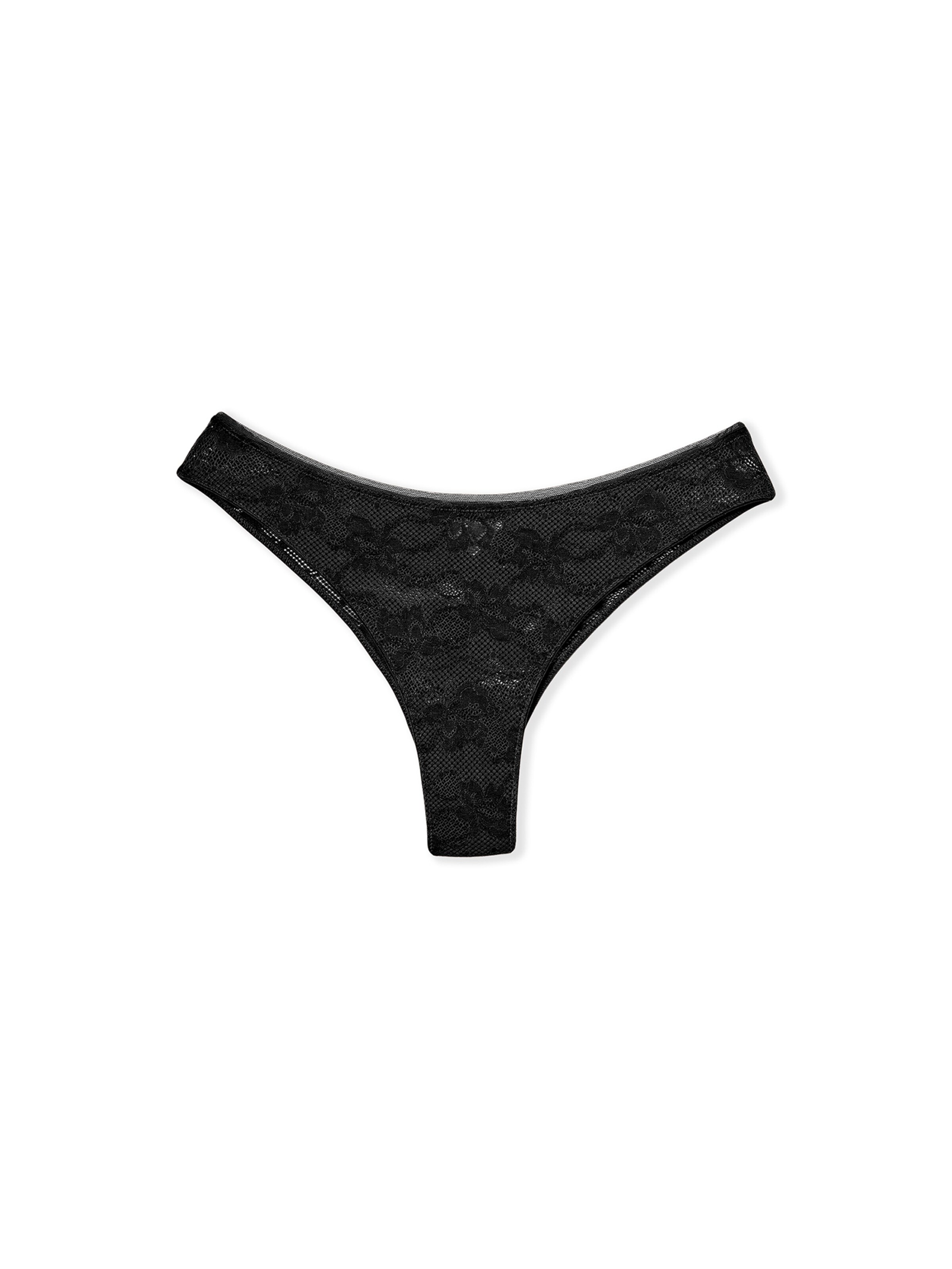 String 'Pure Dentelle' ETAM en noir : devant