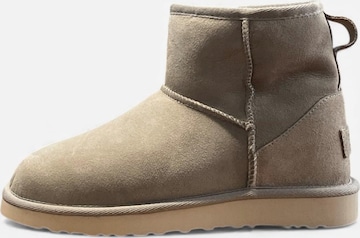 Begoria Booties 'Suede' in Beige: front