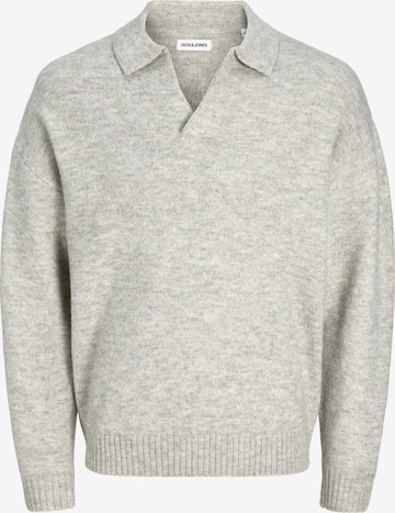 Pull-over 'JJSOHO OLLIE' JACK & JONES en gris : devant