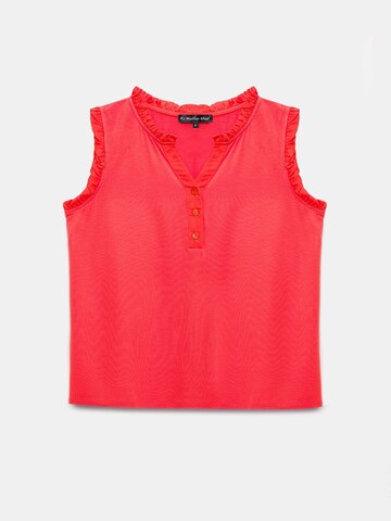 No Matter What Blouse in Oranje: voorkant