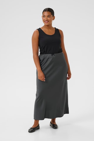 KAFFE CURVE Skirt 'Hilla' in Grey