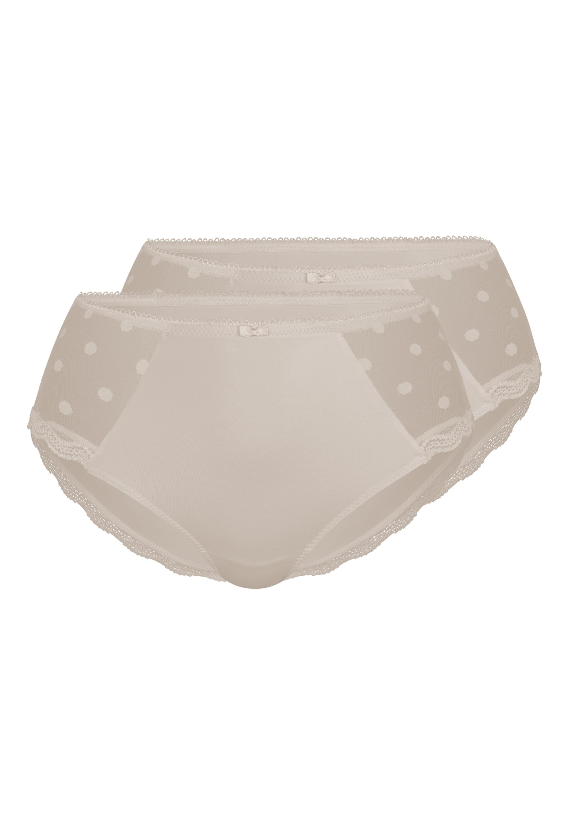 sassa Panty 'DOTTED' in Beige: Vorderseite