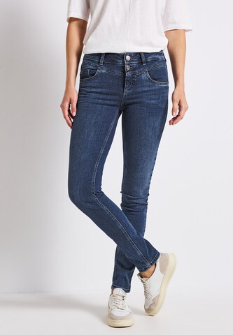 STREET ONE Slim fit Jeans in Blue: front