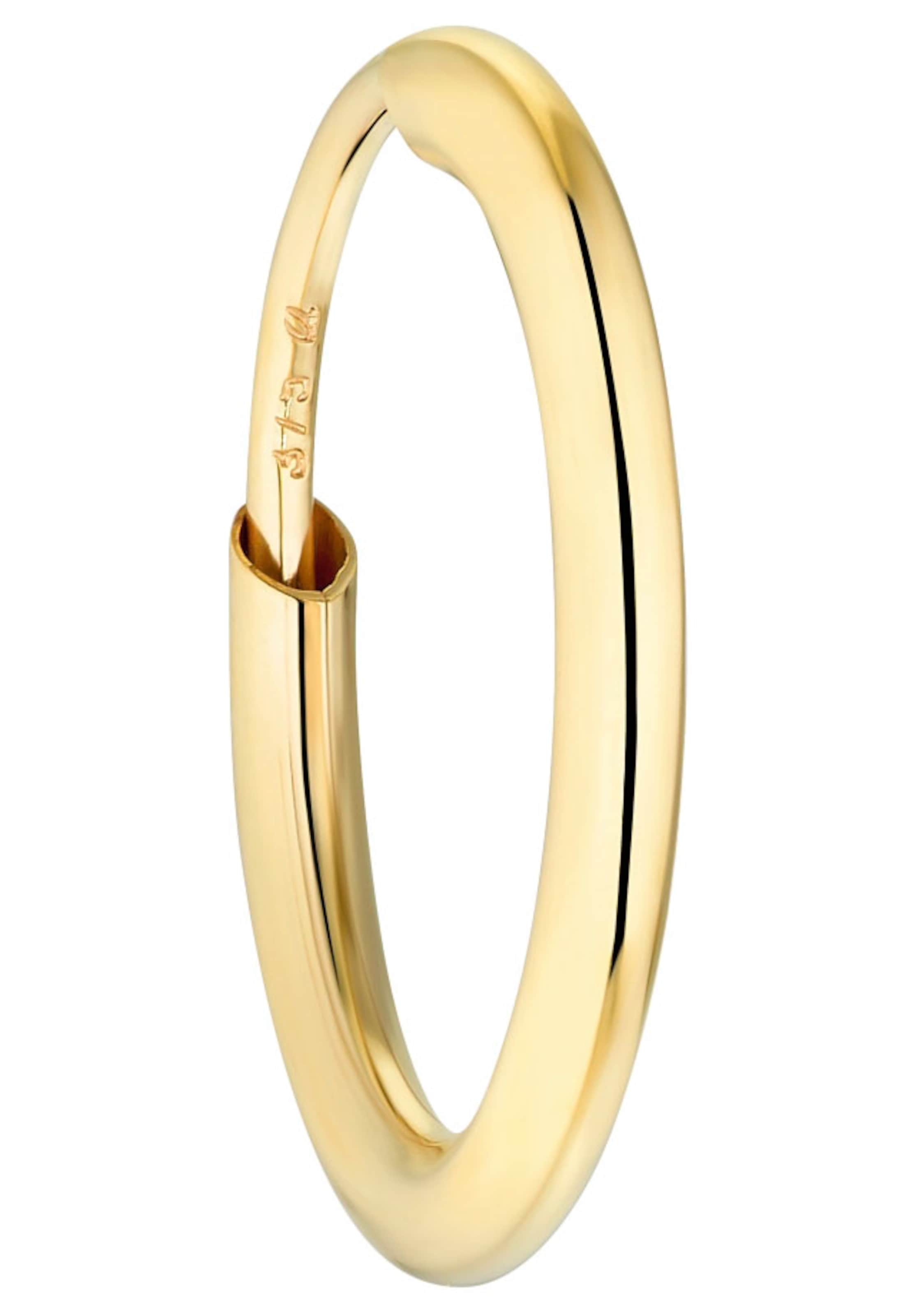 AMOR Ohrring in Gold: Vorderseite