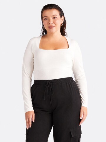 Chemisier 'Blusen' Ethiquet en beige
