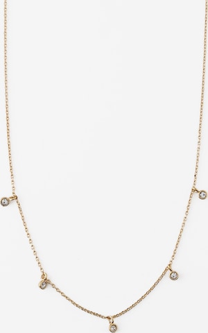 Orelia Necklace 'CRY' in Gold: front