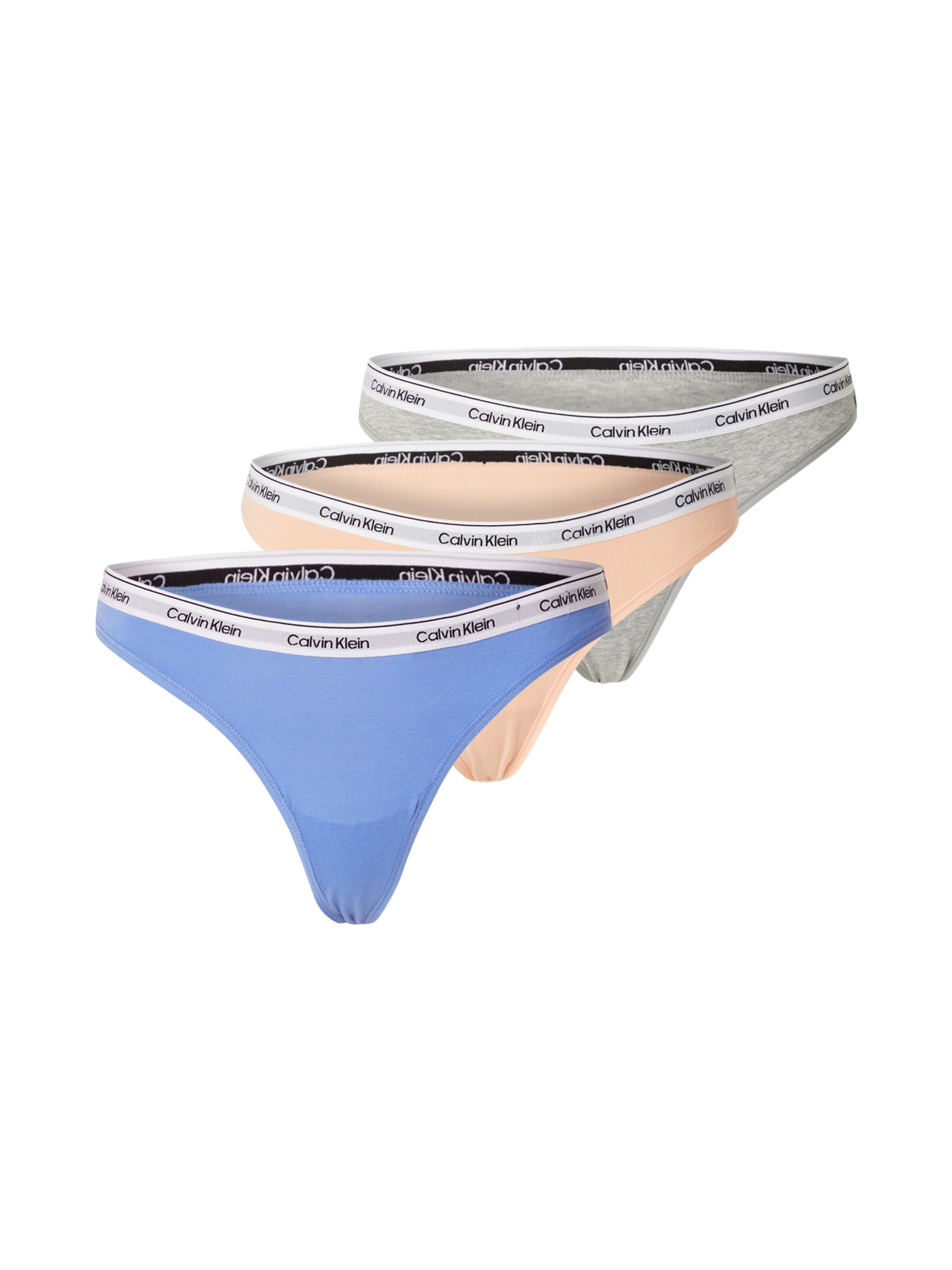 Calvin Klein Underwear String in Blue: front