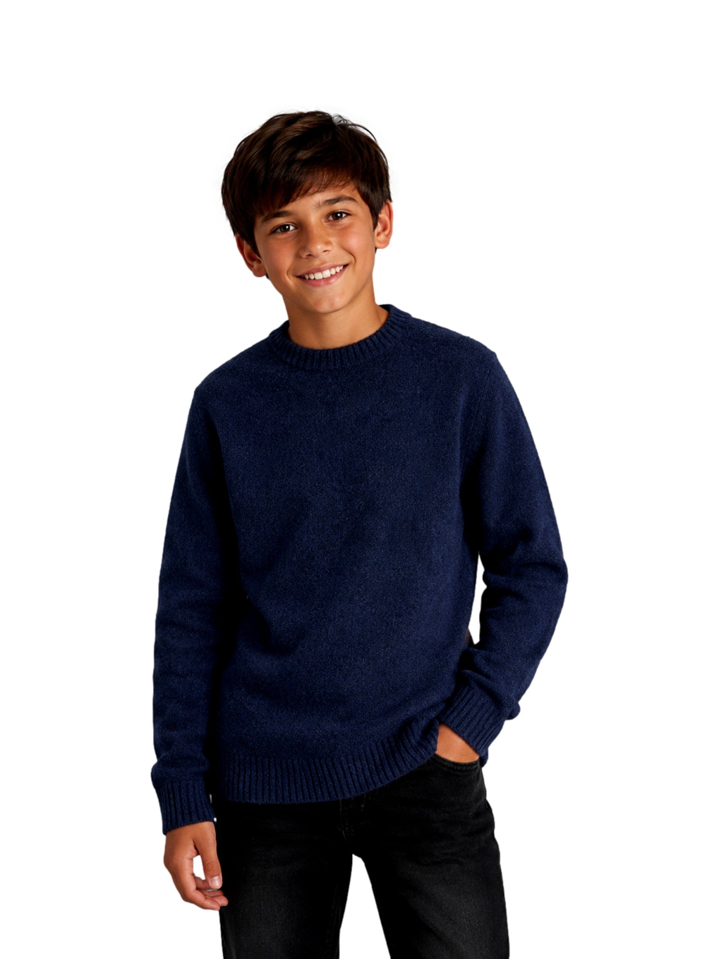 Jack & Jones Junior Pullover 'JJESoho Ollie' in Blau: Vorderseite