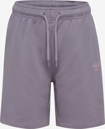 Hummel Regular Workout Pants 'Tukas' in Purple: front